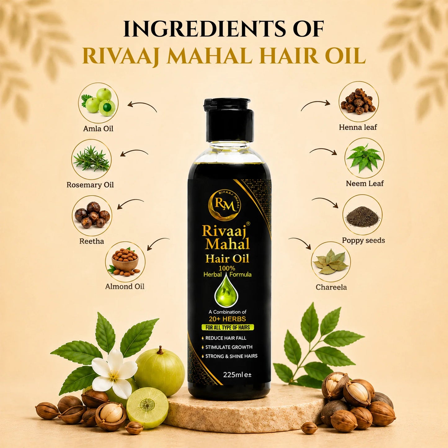 Rivaaj Mahal Hair Oil