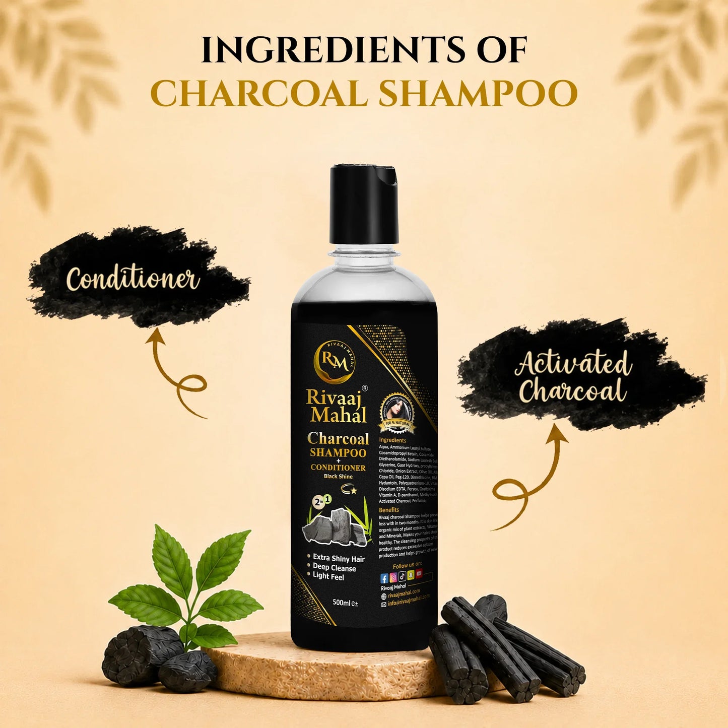 Rivaaj Mahal Shampoo (500ml)