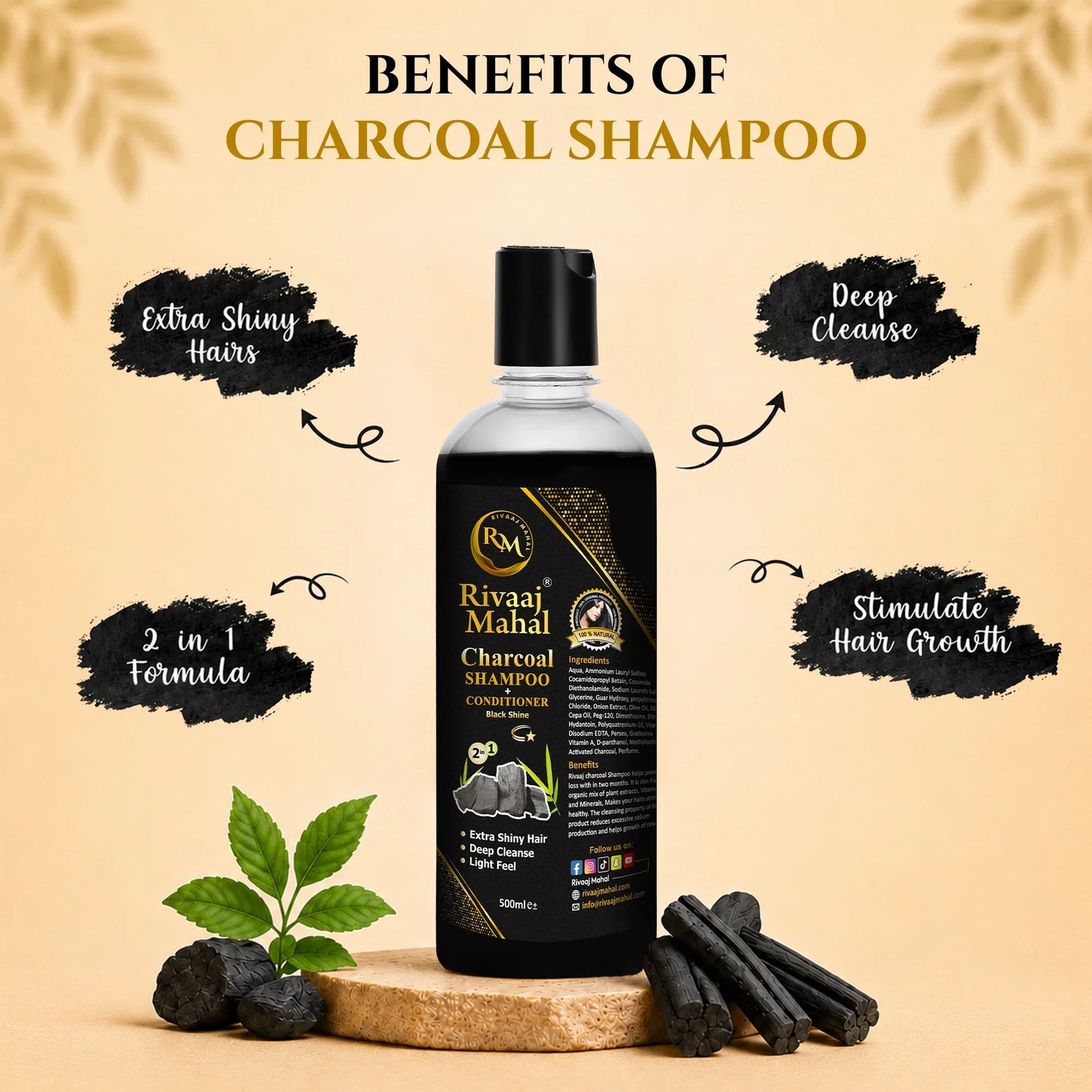 Rivaaj Mahal Shampoo (500ml)